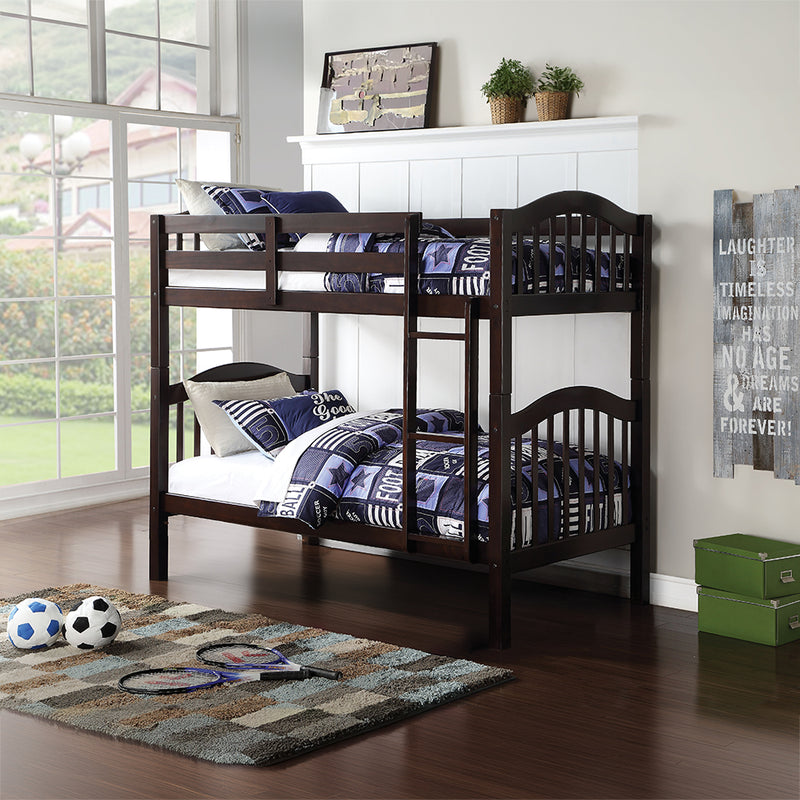 Heartland Twin/Twin Bunk Bed - Espresso