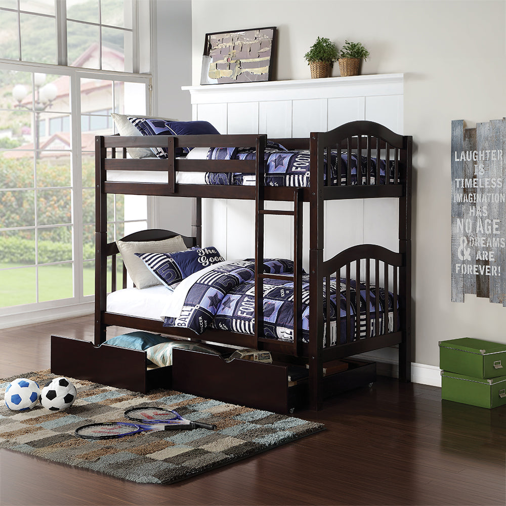 Heartland Twin/Twin Bunk Bed - Espresso