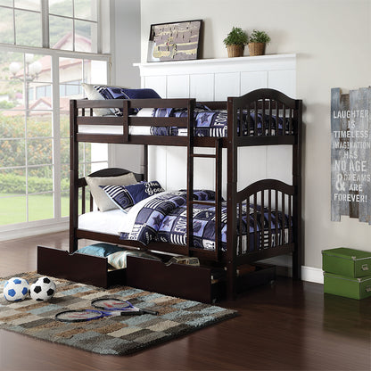Heartland Twin/Twin Bunk Bed - Espresso