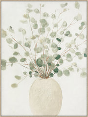 Soft Grove II Hand-Embellished Canvas in Frame