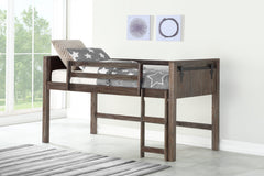 Barn Door Low Loft Bed