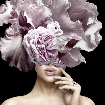 ''Pink Peonie'' Tempered Glass
