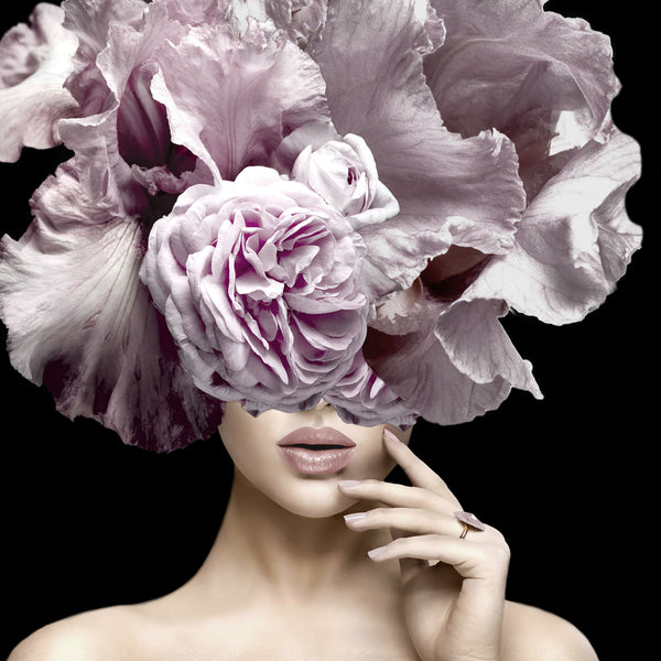 ''Pink Peonie'' Tempered Glass