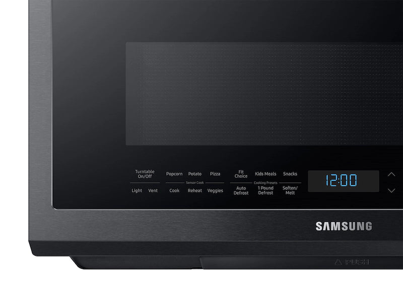 2.1 cu. ft. Over-the-Range Microwave with Sensor Cooking in Fingerprint Resistant Black Stainless Steel