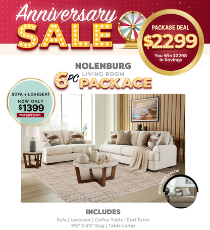 Nolenburg Living Room 6PC Package