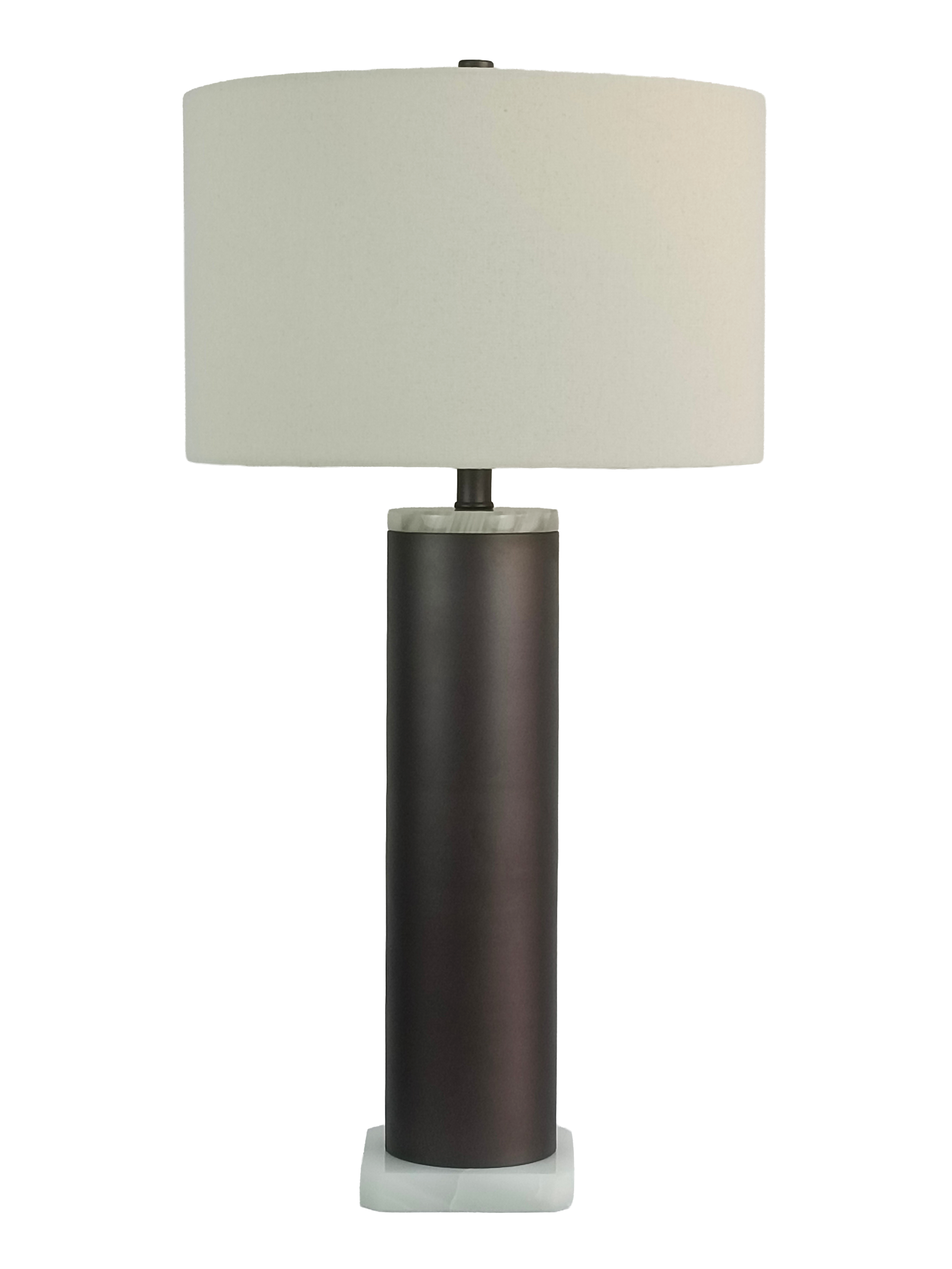 Slate Stone Metal & Jade Table Lamp (Case Pack 2)