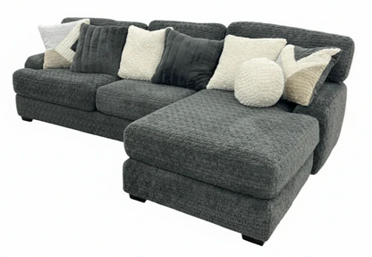 Loveseat &amp; Chaise 2PC Sectional Set