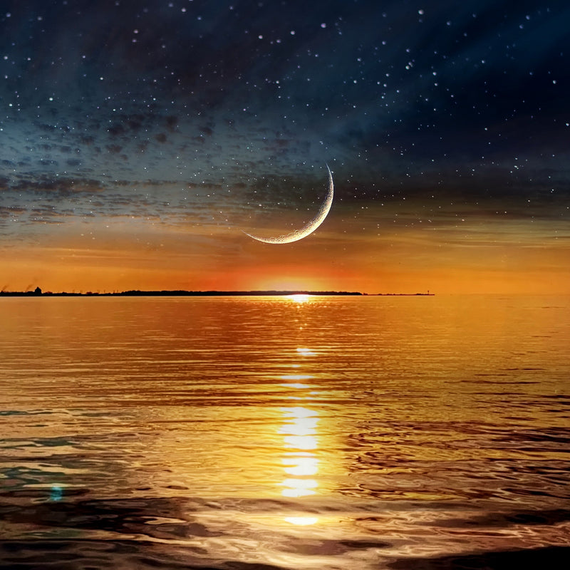 ''New Moon Horizon'' Tempered Glass