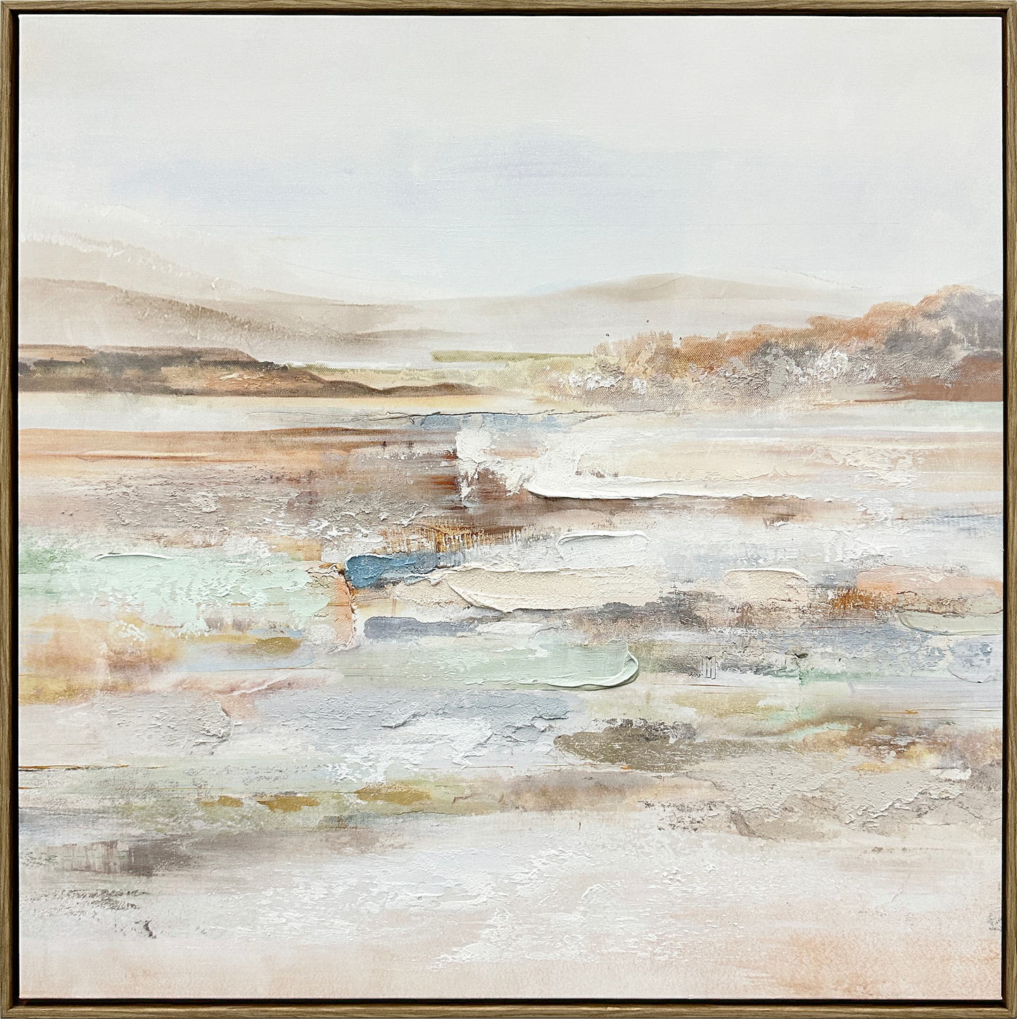 Serene Horizons II Hand-embellished Canvas in Frame