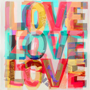 ''Love'' Gloss Canvas
