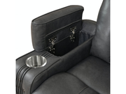 Conjunto de dos loveseats de cuero con reposacabezas y reclinación eléctrica Pulaski