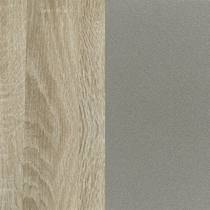 Juego de mesa de comedor rectangular Anna oscura