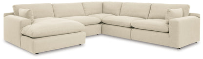 Seccional Elyza con chaise longue
