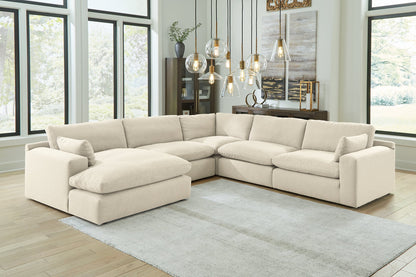 Seccional Elyza con chaise longue