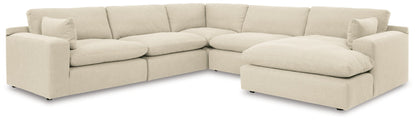Seccional Elyza con chaise longue