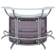 Dallas  Curved Freestanding Home Bar Cabinet