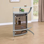 Dallas  Curved Freestanding Home Bar Cabinet