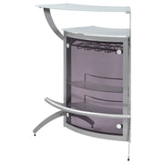 Dallas  Curved Freestanding Home Bar Cabinet