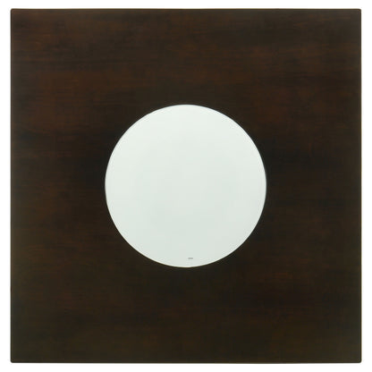 Juego de comedor Gabriel Square de altura de mostrador, color capuchino