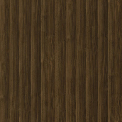 Evelio 6-shelf Glass Top Home Bar Wine Cabinet Walnut