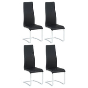 Montclair Upholstered Dining Side Chair Black (Set of 4)