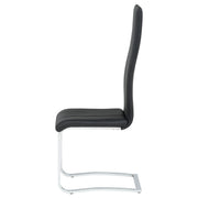 Montclair Upholstered Dining Side Chair Black (Set of 4)