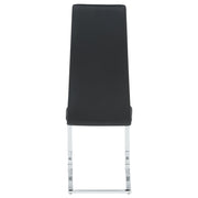 Montclair Upholstered Dining Side Chair Black (Set of 4)