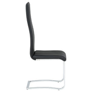 Montclair Upholstered Dining Side Chair Black (Set of 4)