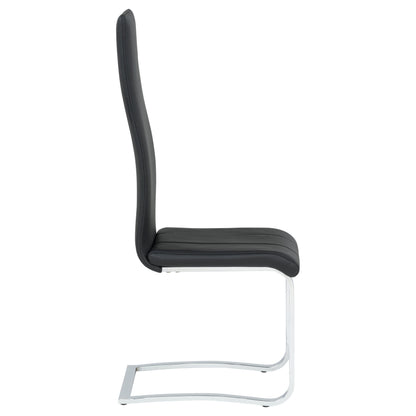 Montclair Upholstered Dining Side Chair Black (Set of 4)