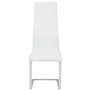 Montclair Upholstered Dining Side Chair White (Set of 4)