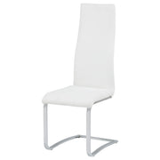 Montclair Upholstered Dining Side Chair White (Set of 4)