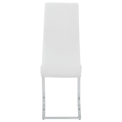 Montclair Upholstered Dining Side Chair White (Set of 4)