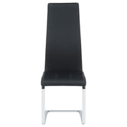 Montclair Upholstered Dining Side Chair Black (Set of 4)