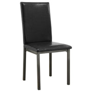 Juego de mesa de comedor rectangular Garza negro