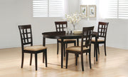Juego de mesa de comedor extensible Gabriel Cappuccino