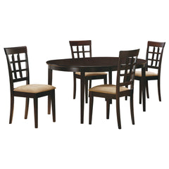 Juego de mesa de comedor extensible Gabriel Cappuccino