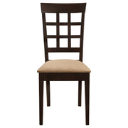 Gabriel Square Counter Height Dining Set Cappuccino