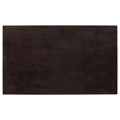 Mesa de comedor rectangular de madera Gabriel de 59 pulgadas color capuchino