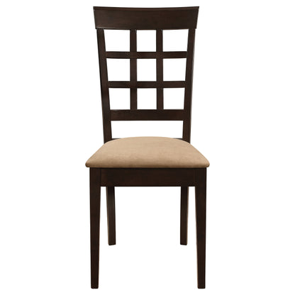 Gabriel Closed Back Dining Side Chair Cappuccino (Set of 2)