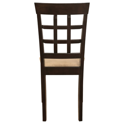 Gabriel Closed Back Dining Side Chair Cappuccino (Set of 2)