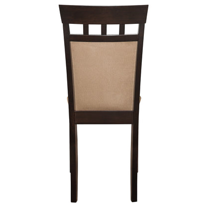 Gabriel Closed Back Dining Side Chair Cappuccino (Set of 2)