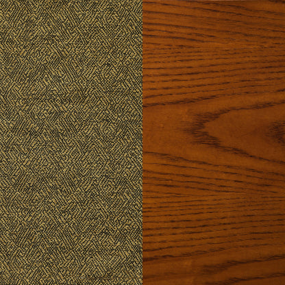 Mitchell Upholstered Swivel Dining and Game Chair Amber