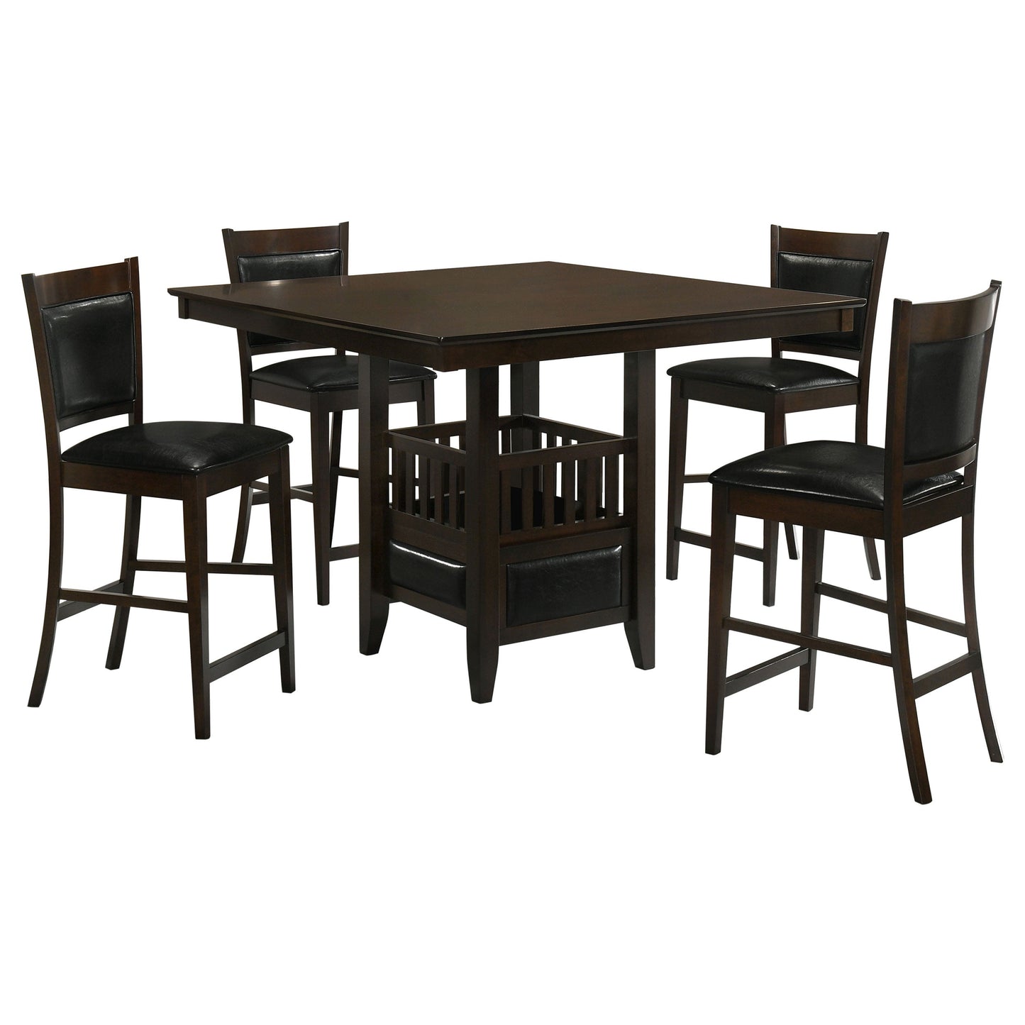 Jaden Square Counter Height Dining Set Espresso