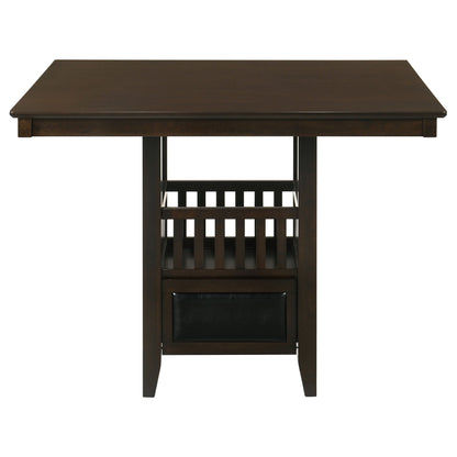 Jaden Square Counter Height Dining Set Espresso