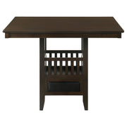 Jaden Square Counter Height Dining Set Espresso
