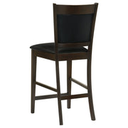 Silla de mostrador tapizada Jaden color espresso (juego de 2)