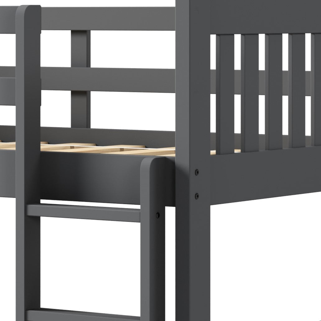 Austin Mission Twin over Twin Bunkbed with Twin Trundle