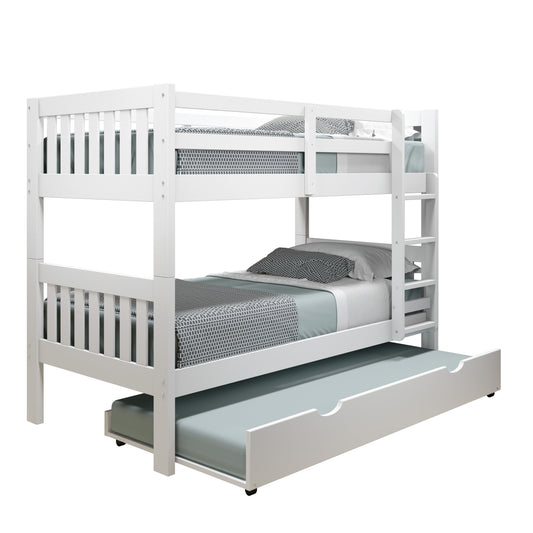 Austin Mission Twin over Twin Bunkbed with Twin Trundle Bed