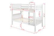 Austin Mission Twin over Twin Bunkbed