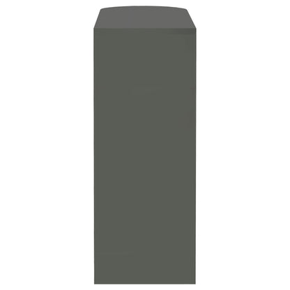 Adolfo Rectangular 2-tier Home Bar Table Black High Gloss